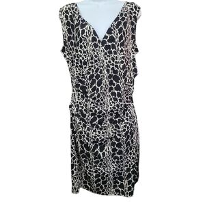 WORTHINGTON animal print stretch dress L